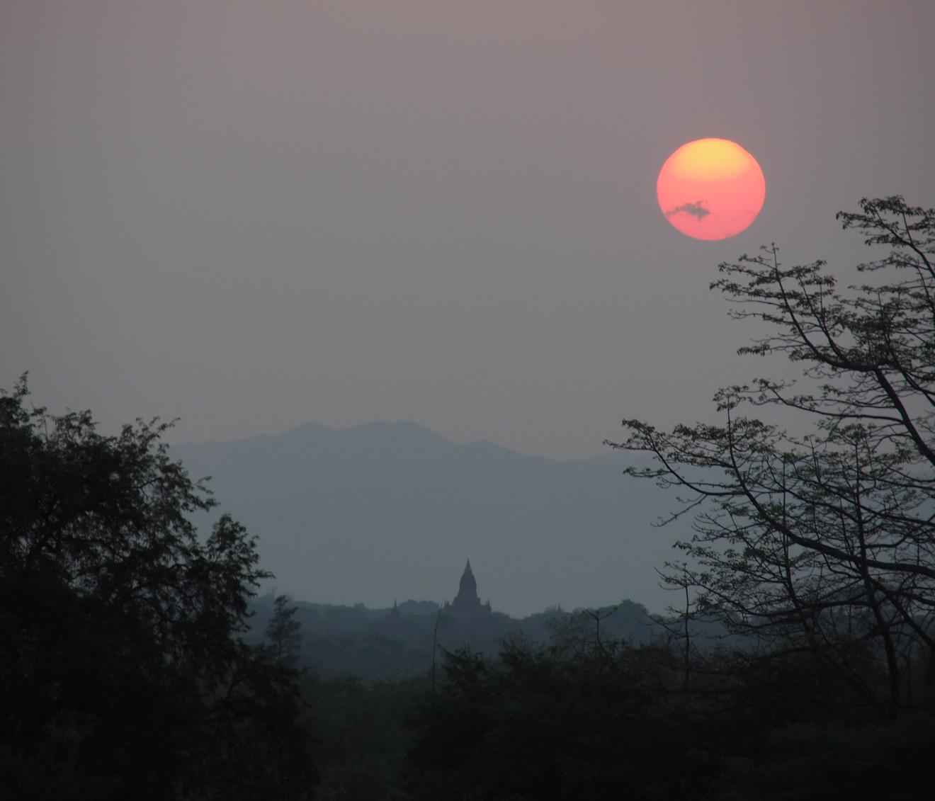 Flying high in Bagan 