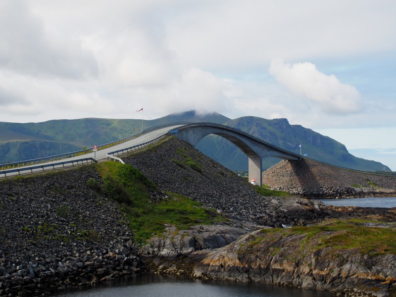 Atlantic Road in sunshine