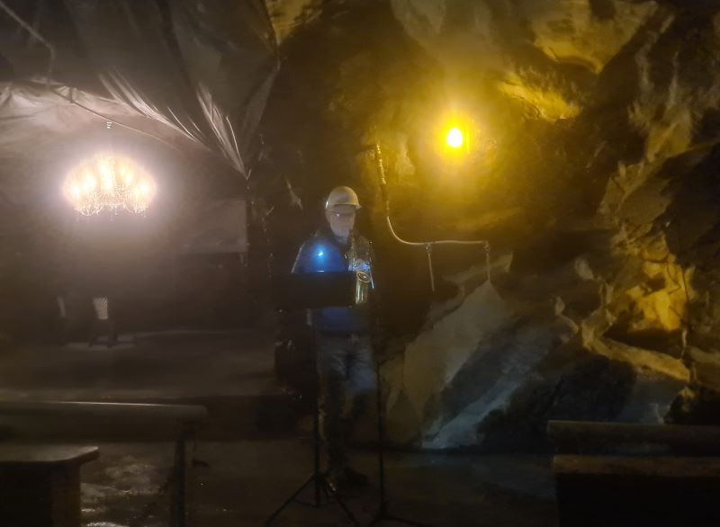 Bergtatt Saxophonist