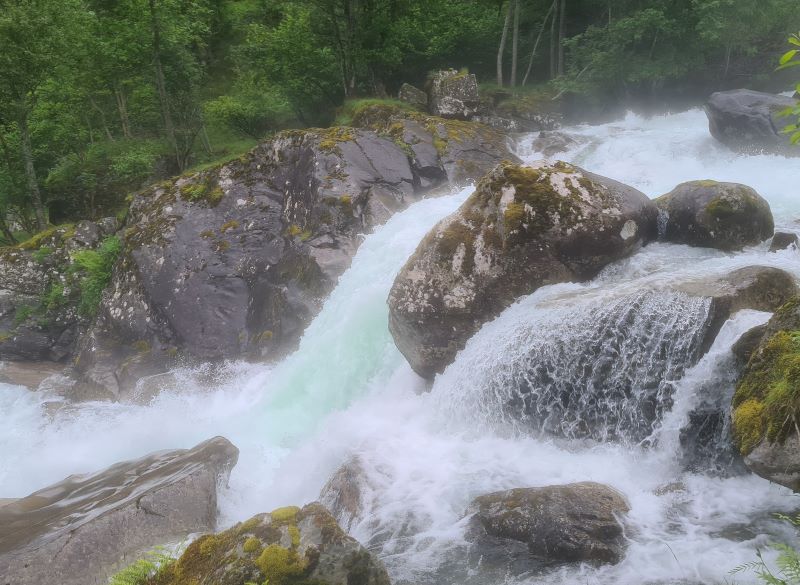 Geiranger Green Waterfall