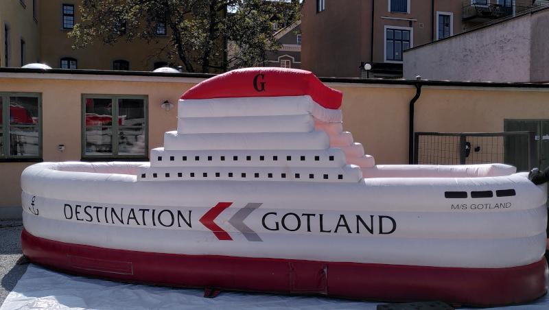 Bouncy Gotland ferry