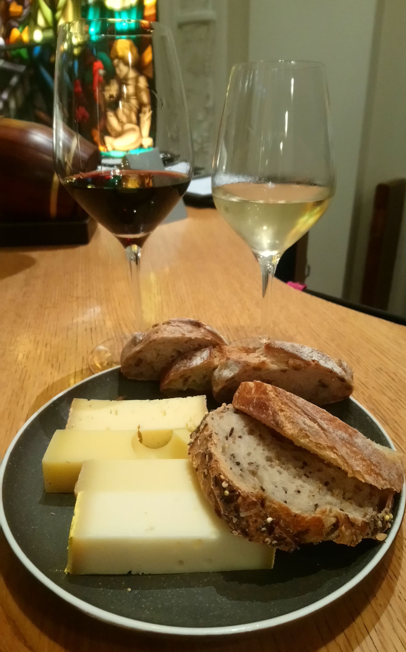 wine and cheese